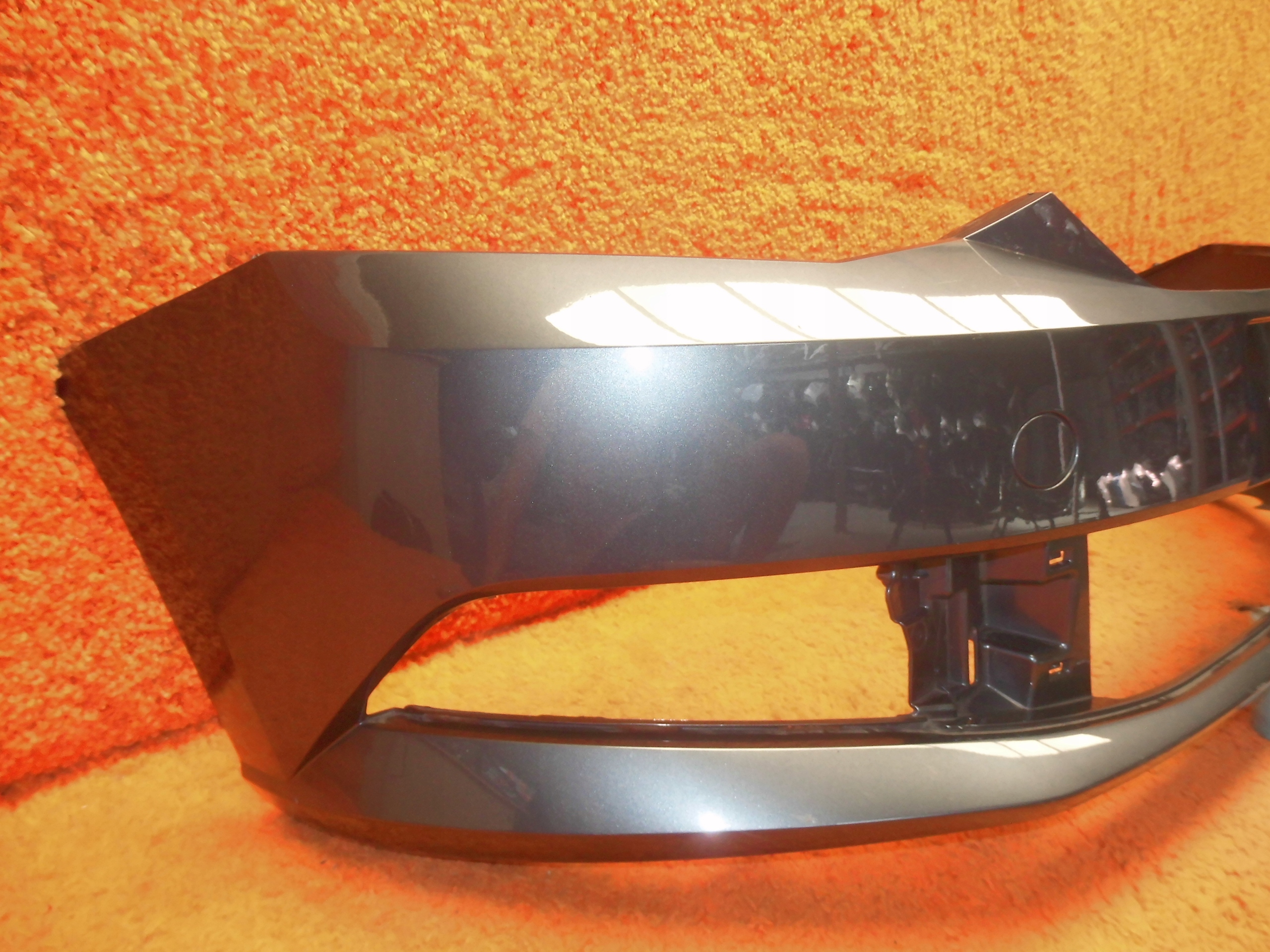 Skoda Fabia III bumper front without Otworow grey before lift OM