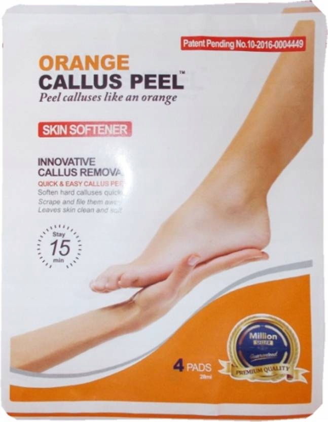 

Callus Peel Zestaw do Pedicure Kwasami 4 Plastry