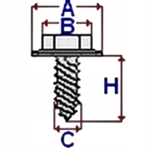 10x ŚRUBA MONTAŻOWA SPINKA TOYOTA COROLLA VERSO Producent części ME Premium
