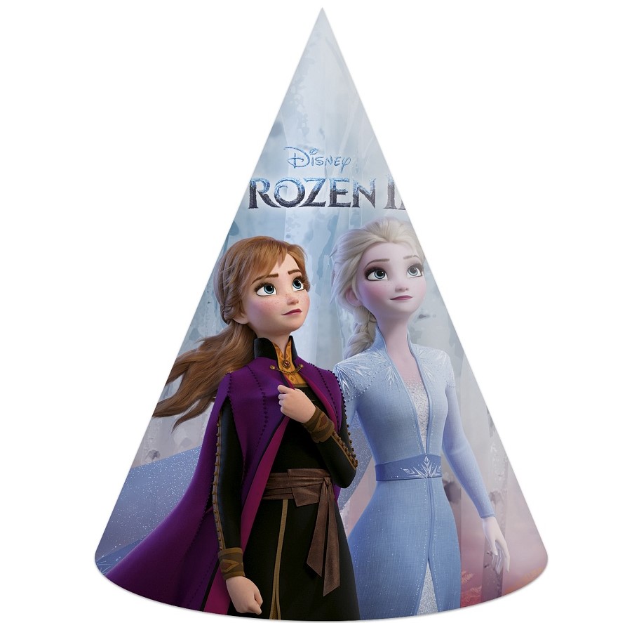 

Czapeczki papierowe Frozen 2, 6 szt.