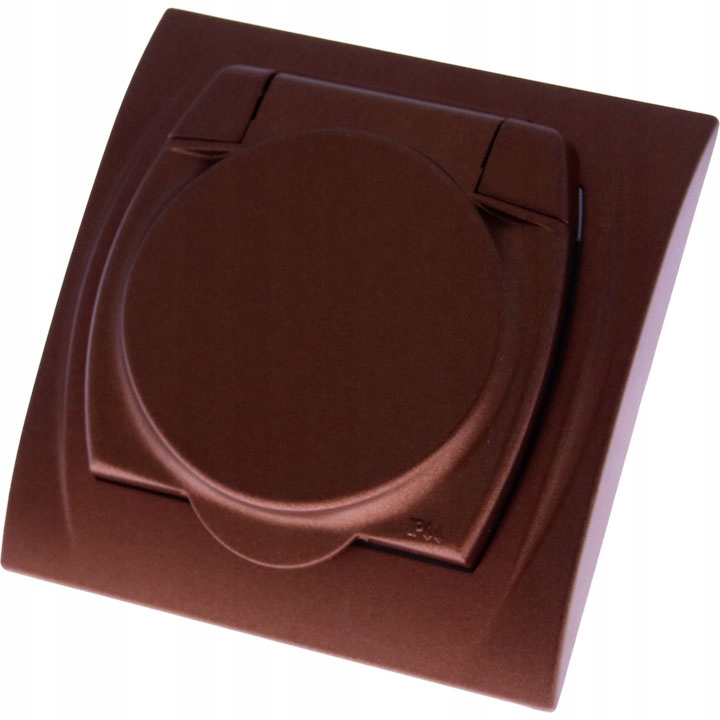 

Gniazdo Bryzgoszczelne Z/u 9LGPB-1z Brązowe