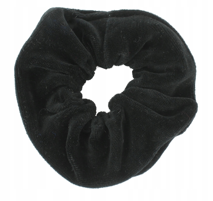 

Gumka Do Włosów Owijka Scrunchies Welur Czarna