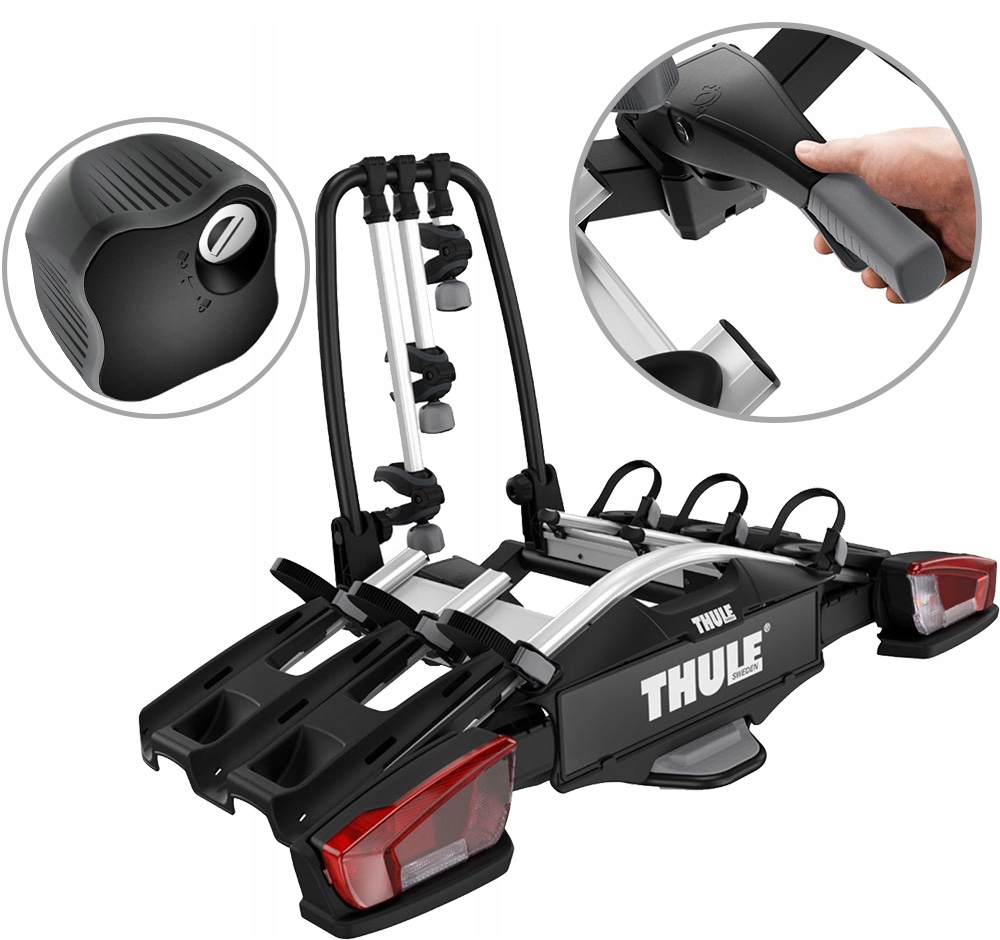 BAGAZNIK NA 4 ROWERY THULE VeloCompact 926 9261 Handle Type platform