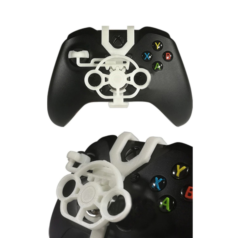 

Mini kierownica nakładka pada Xbox One S/x (Biała)