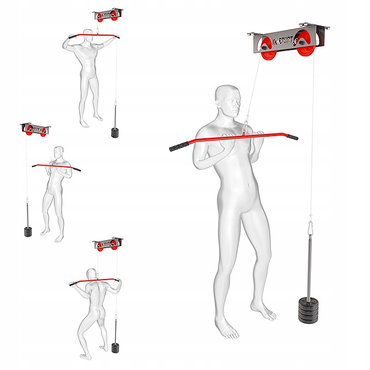 

Wyciąg Górny Do Sufitu K-sport Uchwyt Gratis 250KG