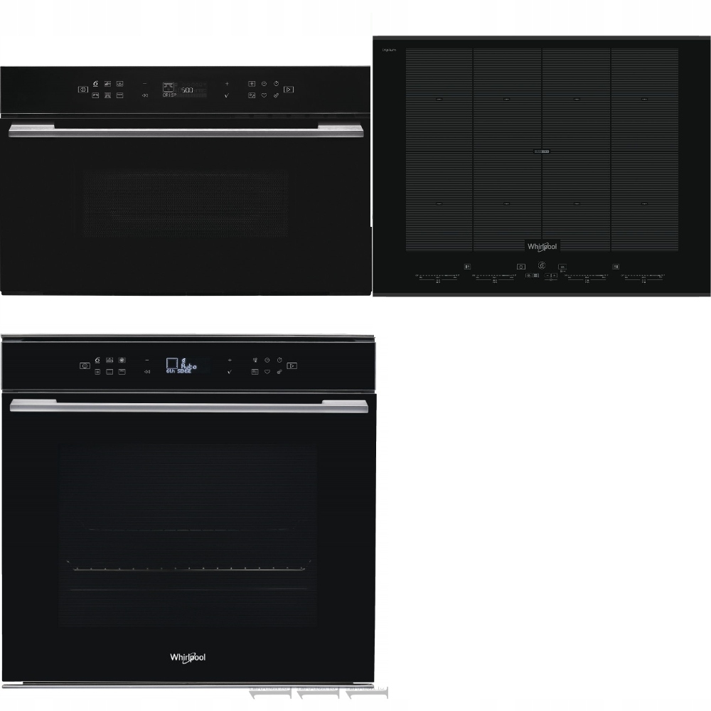 Zestaw Whirlpool W7OM44S1PBL W7MD440NB SMO658CBTIX