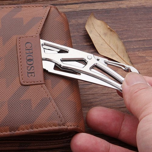 PŁASKI LEKKI NÓŻ SKŁADANY ESTETYCZNY CHROM JAKOŚĆ! Kod producenta FOLDING KNIFE