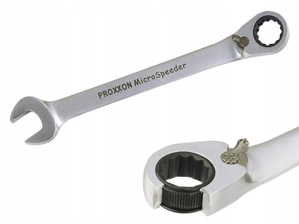 Klucz płasko-oczkowy 18 mm Proxxon MicroSpeeder z przełącznikiem PR23140
