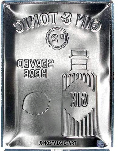 Tablica Plakat Aged Gin Barrel 30x40cm Nostalgic Producent Nostalgic Art