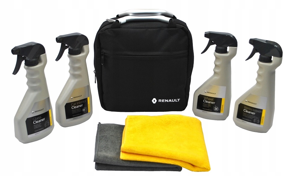 Zestaw kosmetykow samochodowych RENAULT z torba