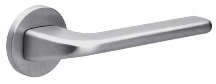 Kľučka Divo Fit rozeta okrúhla chróm saténová Vds