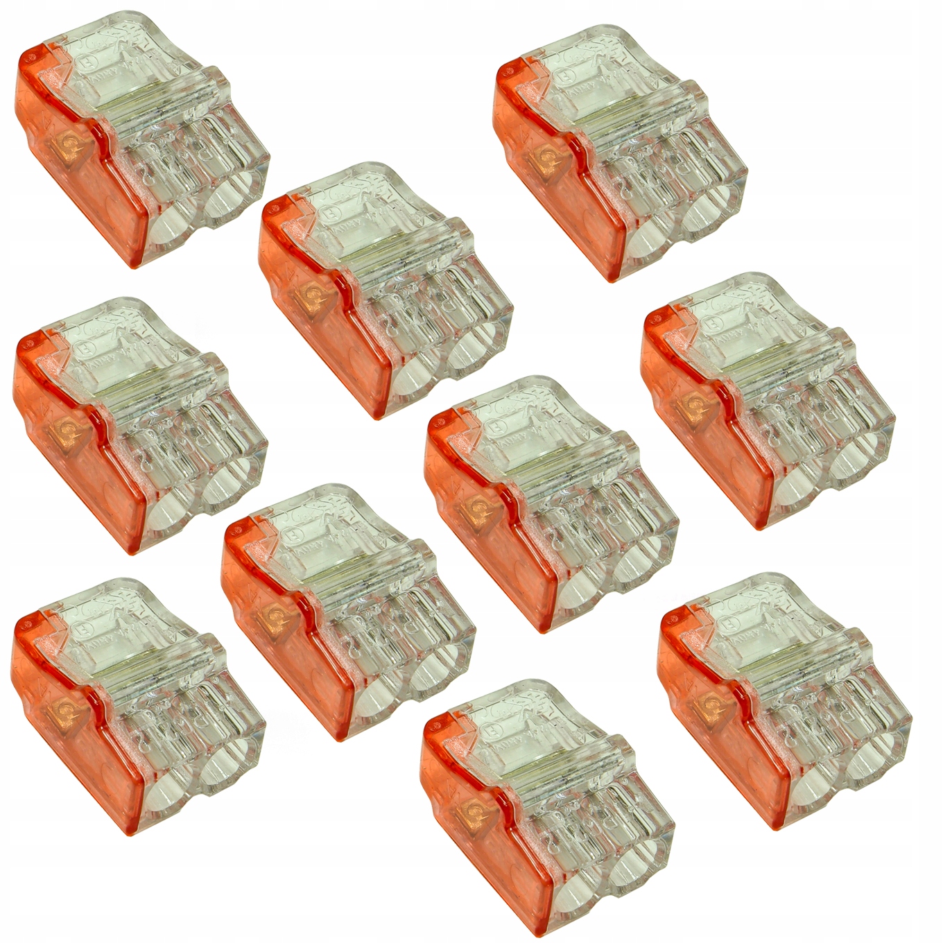 

szybkozłączka elektryczna 2x2,5mm 10 szt złączka