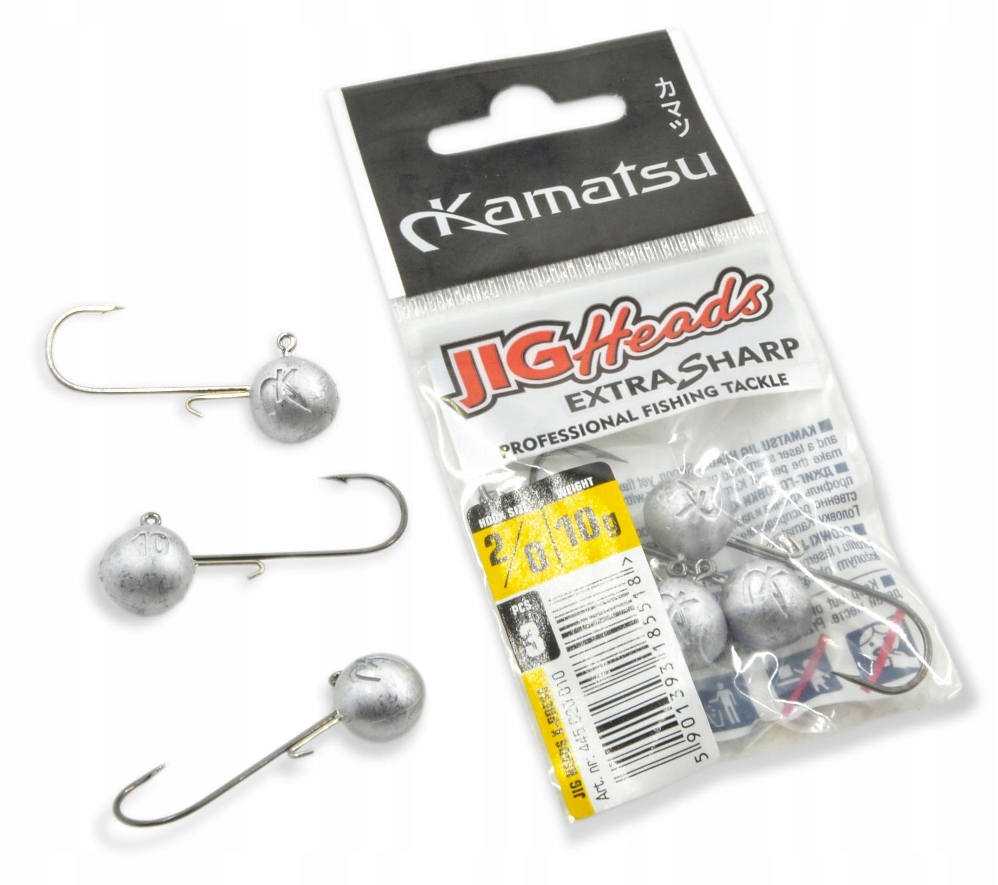 

Główka jigowa Kamatsu X-Press [2/0- 10g] - 3sztuki