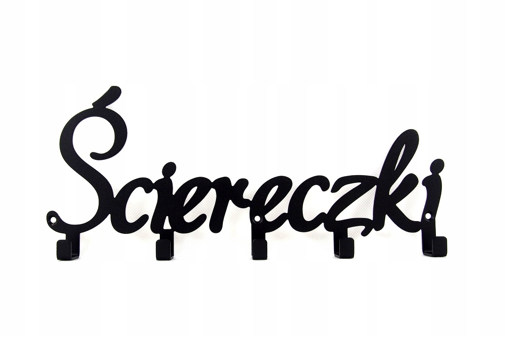 

Dekoracyjny metalowy wieszak ścienny na Ściereczki