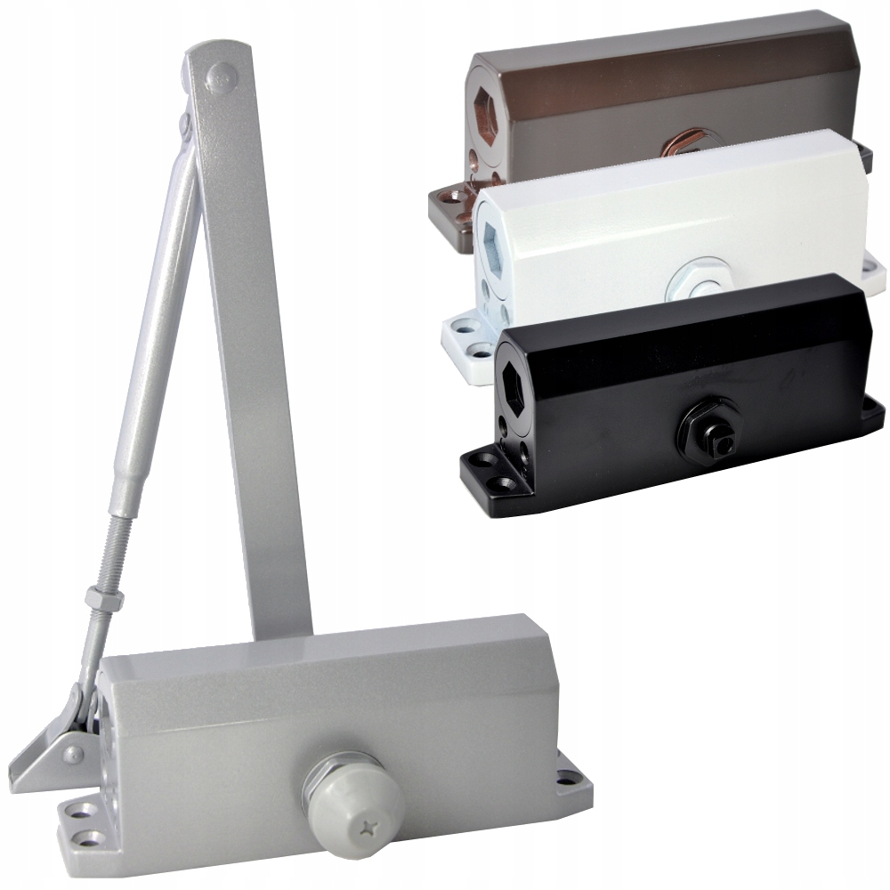 SAMOZAMYKACZ DRZWIOWY Z RAMIENIEM 40-65 KG KOLORY