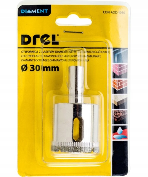

Otwornica diamentowa z nasypem 30mm Drel