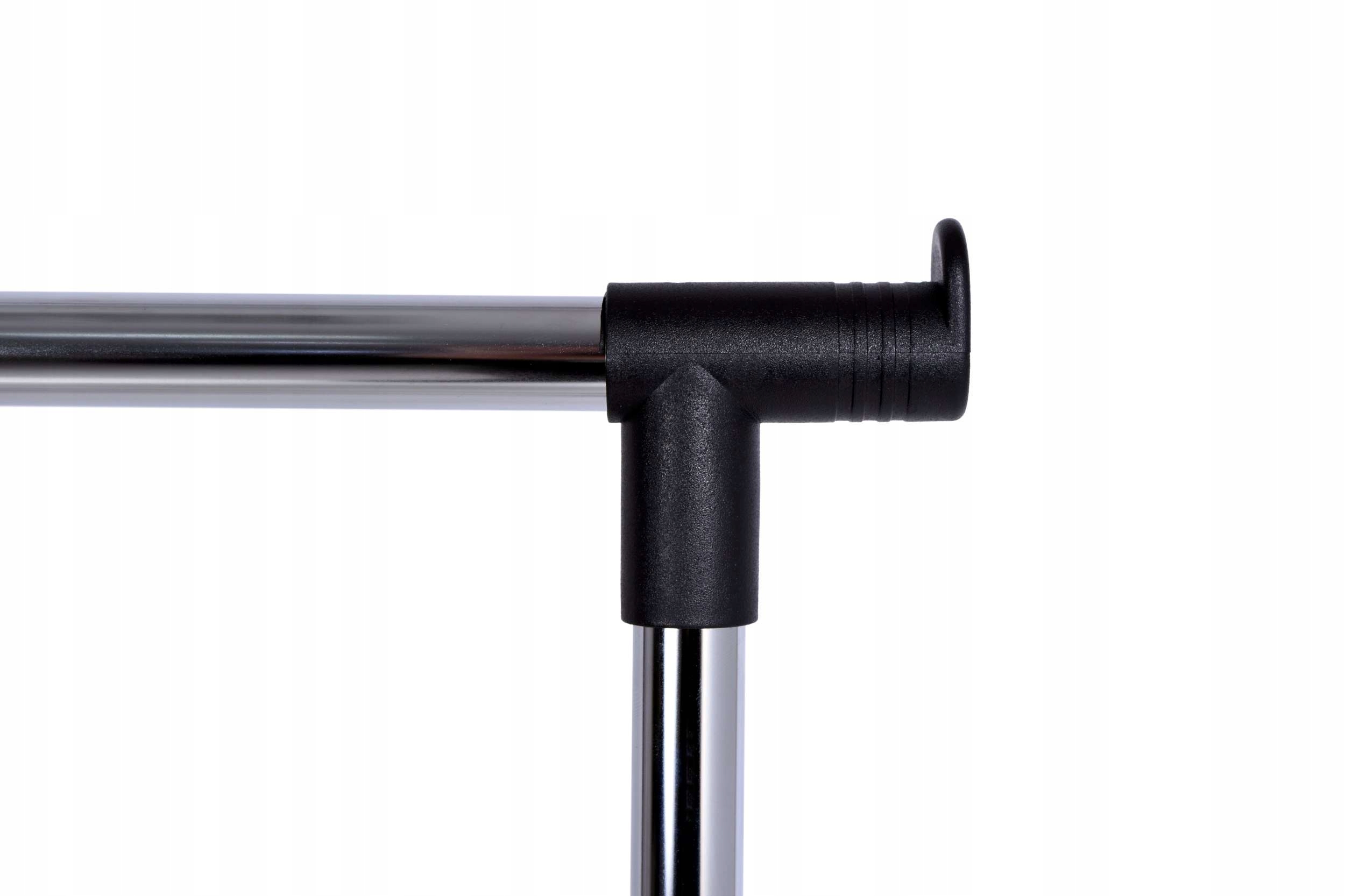 WIESZAK STOJĄCY NA KÓŁKACH UBRANIA STOJAK SZAFA Materiał Metal