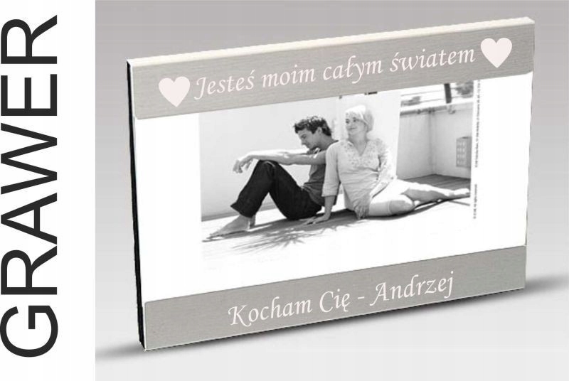 

Ramka na zdjęcie z grawerem 15x10cm