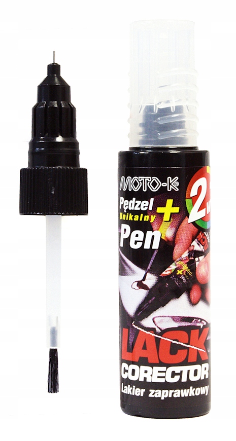 Sztyft LAKIER AKRYLOWY ZAPRAWKOWY CZARNY MAT 12