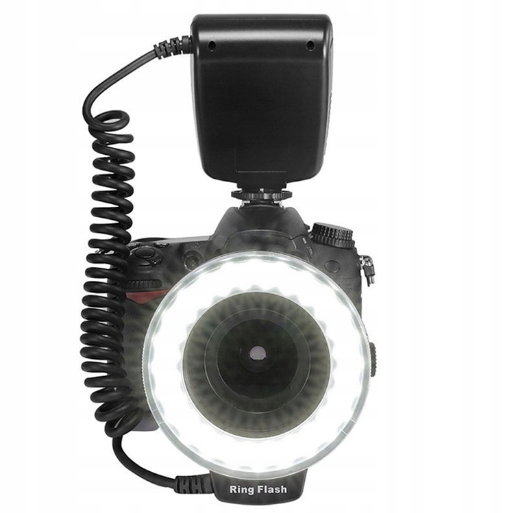 UNIWERSALNA LAMPA BŁYSKOWA ring makro NIKON CANON EAN (GTIN) 804808134192