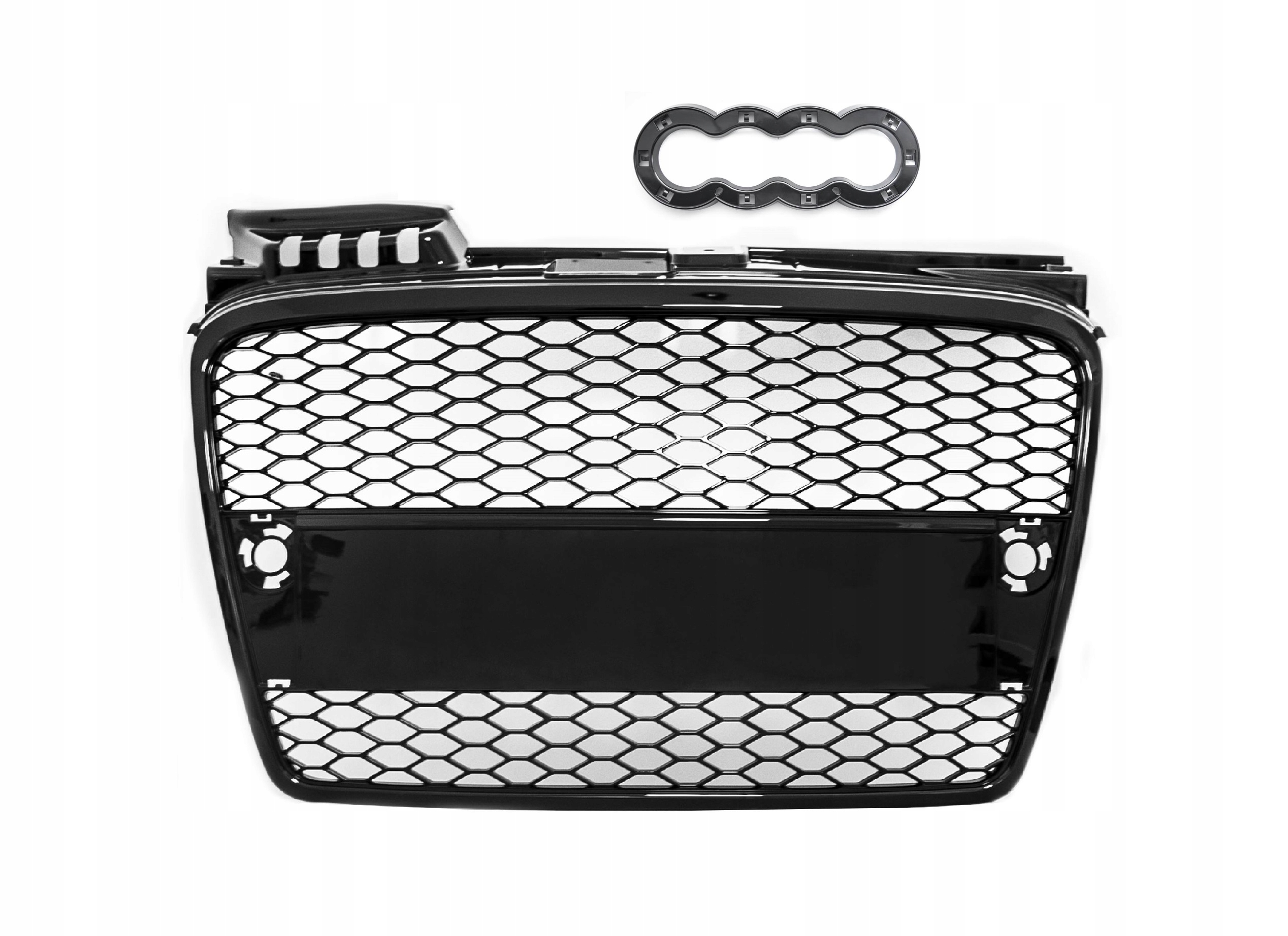 

grill atrapa audi A4 B7 rs look black polysk
