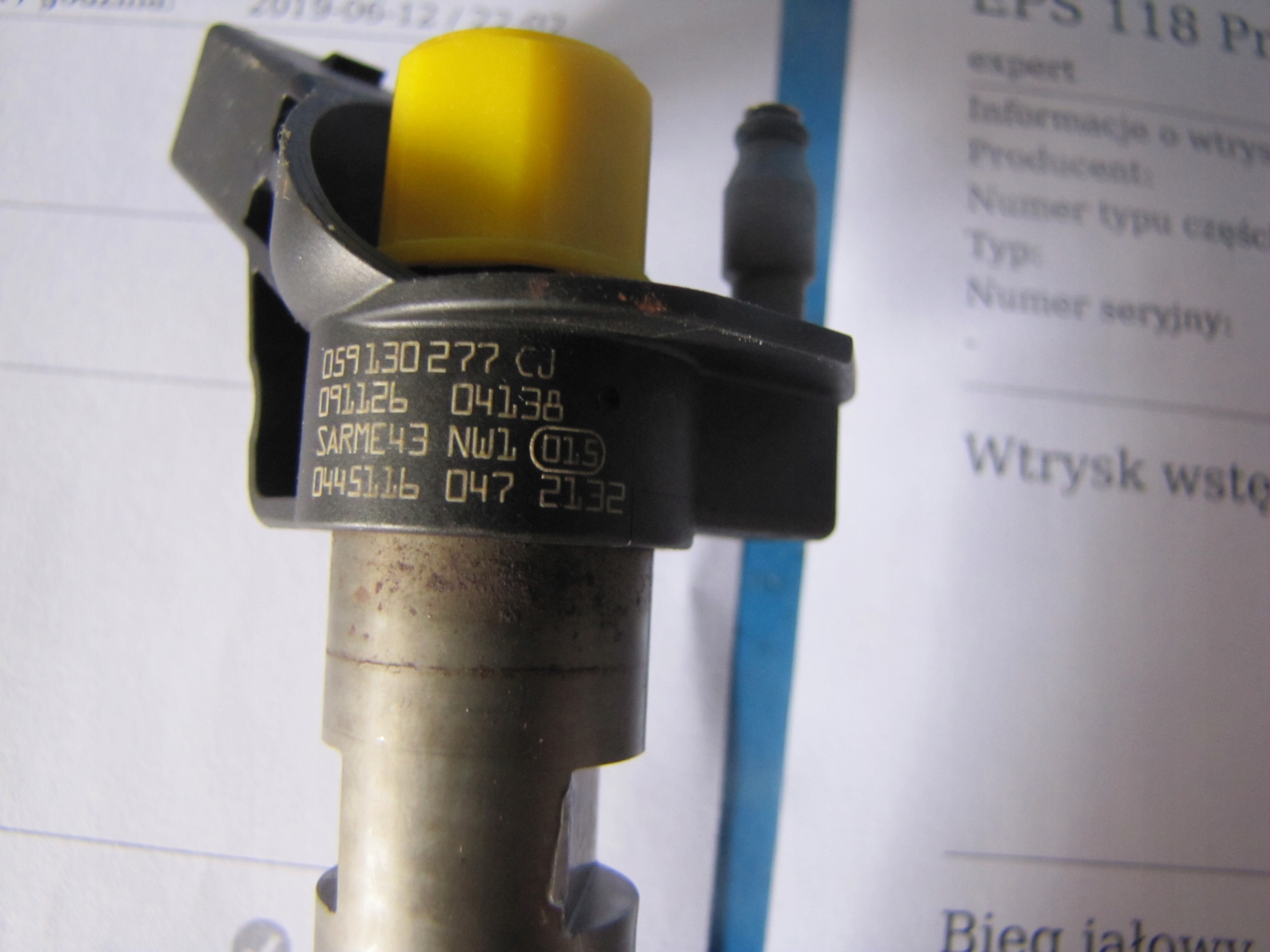 форсунка A6 C6 4F 2.7 tdi CAN 059130277CJ
