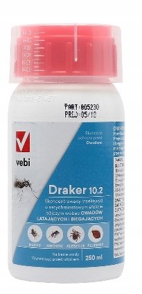 

Draker 10.2 Silny Oprysk Muchy Komary Mrówki 250ML