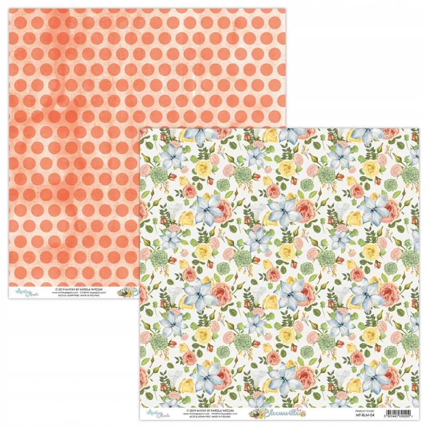 Papier 30x30 Mintay Bloomville 04