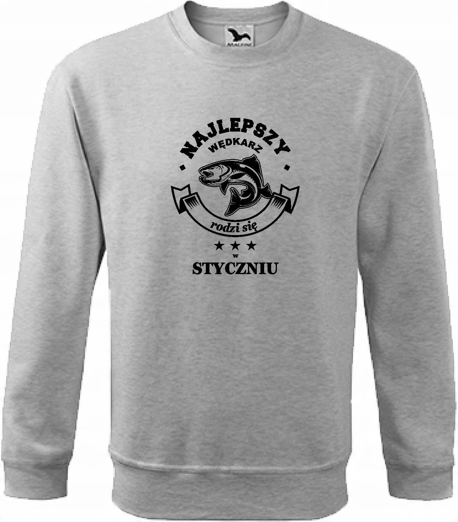 

Prezent na urodziny bluza Wędkarz Styczeń r. 3XL