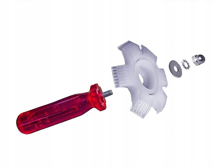 GRZEBIEŃ DO PROSTOWANIA LAMEL Z RĄCZKĄ PLASTIKOWĄ Kod producenta CT-351