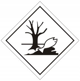 Nalepka ADR klasa RYBA i DRZEWO 30x30cm