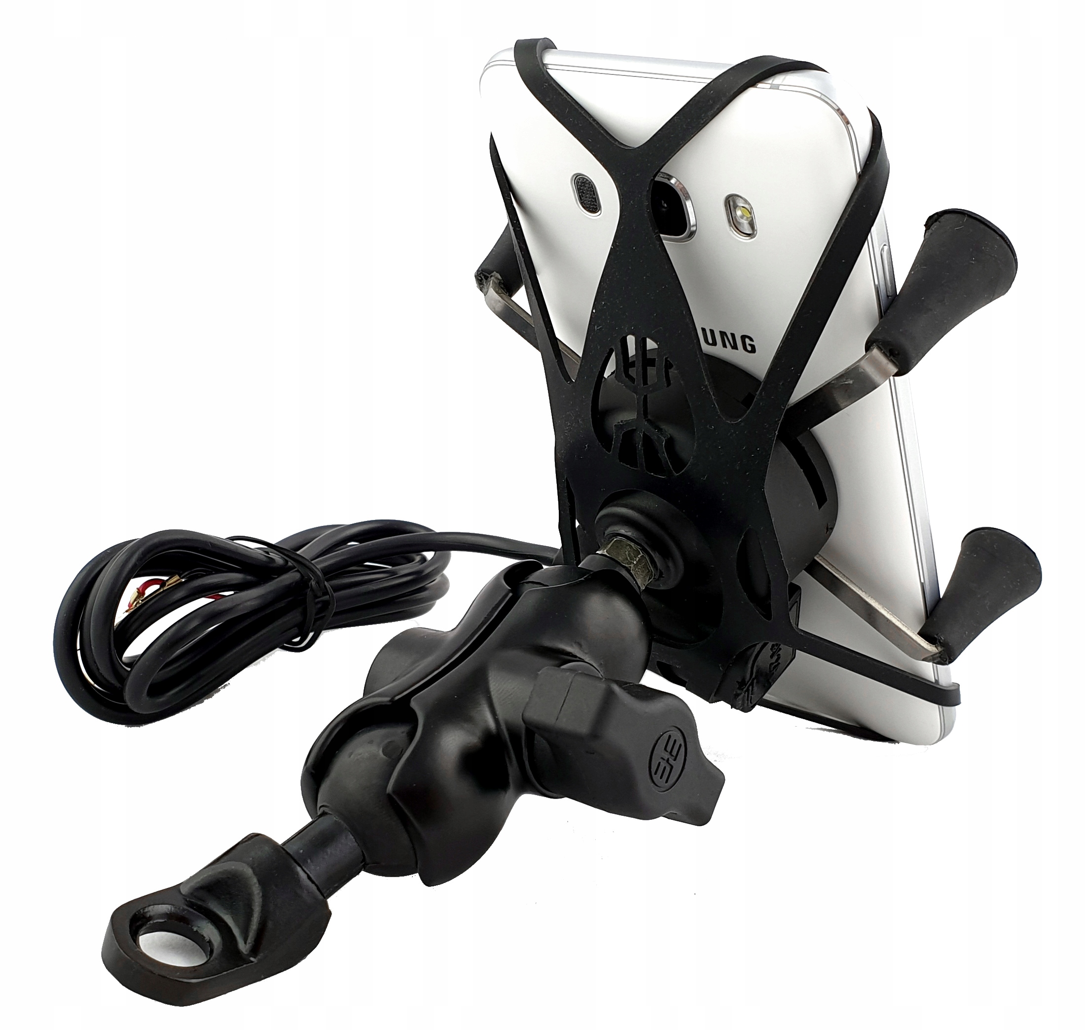 MOTOCYKLOWY UCHWYT X NA TELEFON ŚRUBĘ ŁĄDOWARKA Producent DKM