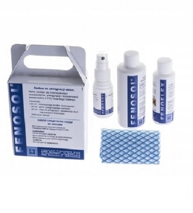 Levně Sada pro čištění údržby plastových oken a dveří Pvc Fenosol