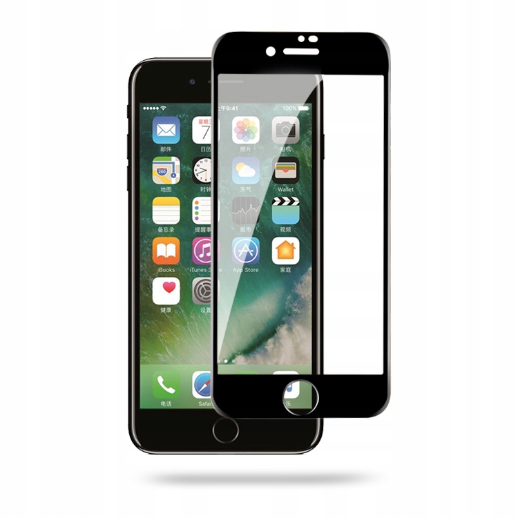 

Szkło Na Cały Ekran 6D do iPhone 7/8 Black