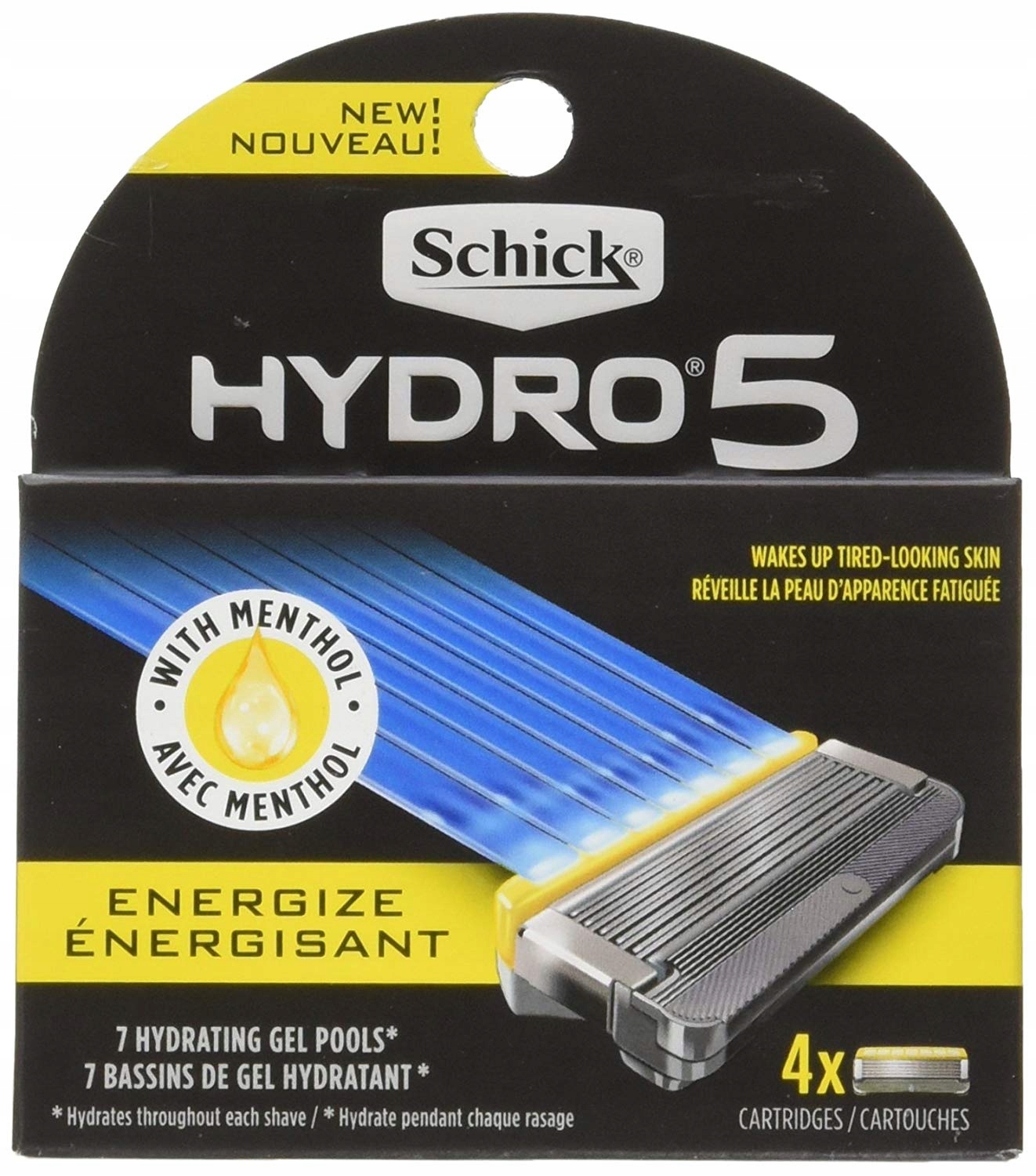 Schick Wilkinson Hydro5 Sense Energize 3ks Usa bez pudru