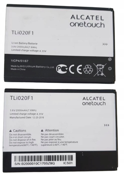 BATERIA ALCATEL TLi020F1 One Touch Idol 6030D C7