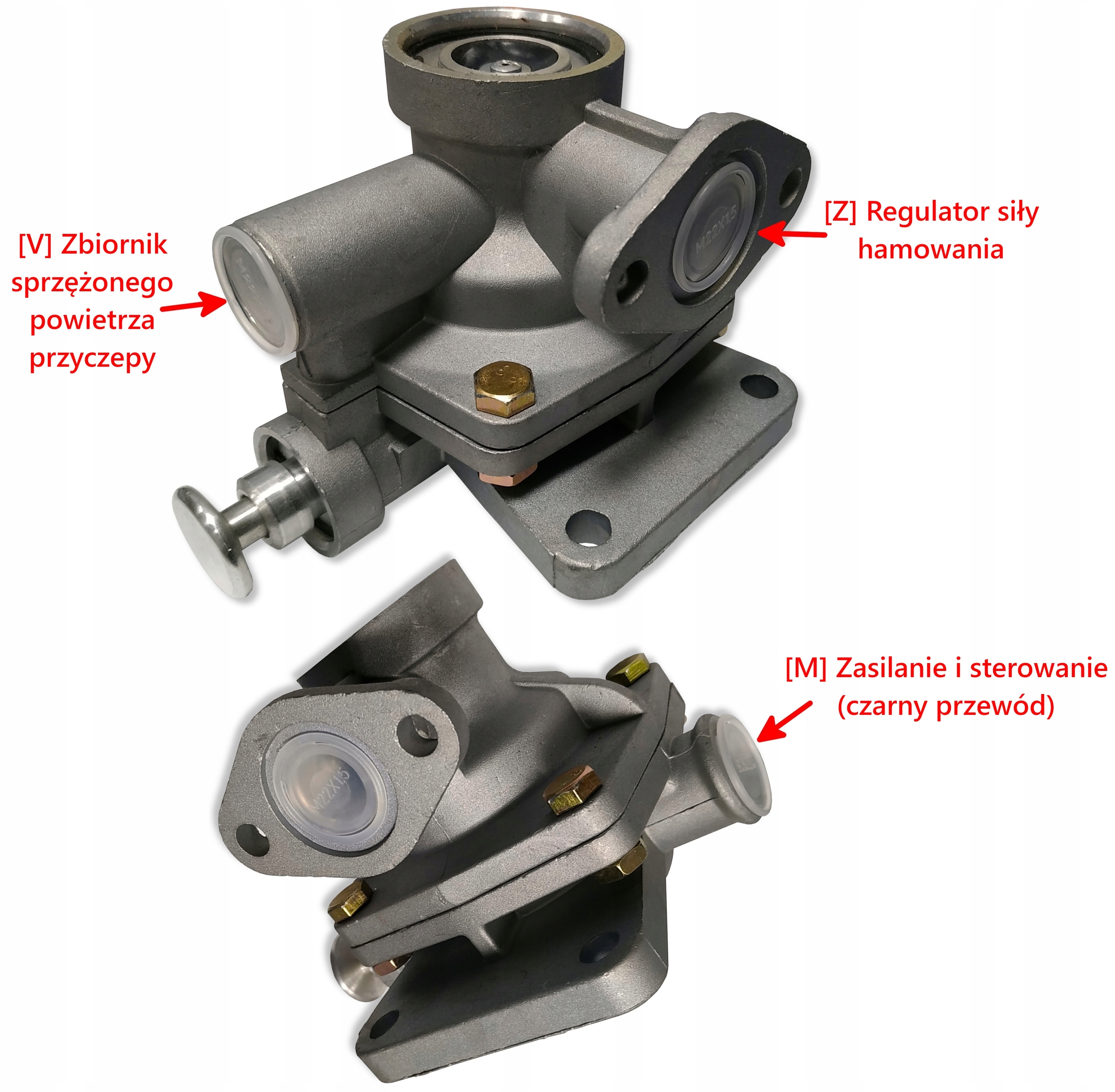 ZAWOR STERUJACY HZS 2 PRZYCZEPA 1 OBWODOWY d 50 47 Part number 0301 HZS 2