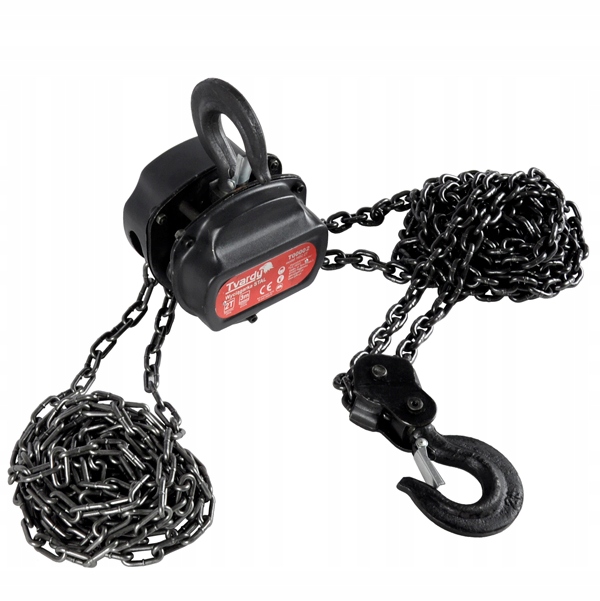 WCIĄGARKA WYCIĄGARKA ŁAŃCUCHOWA 2T ŁAŃCUCH 3m STAL Marka Tvardy