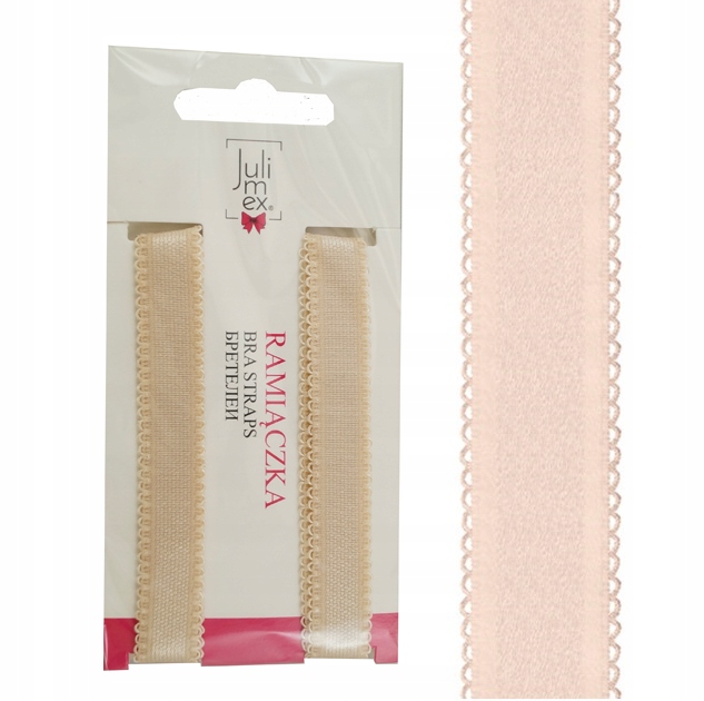 

Julimex Ramiączka RB-438 szer 16 mm Beżowe Koronka