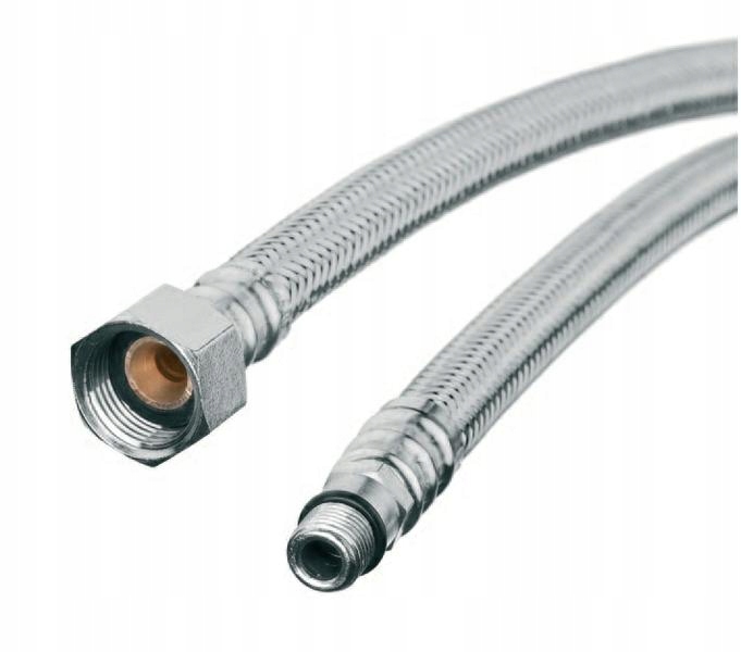 WĘŻYK WEW-ZEW DO BATERII OPLOT STAL 50CM 3/8 x M10