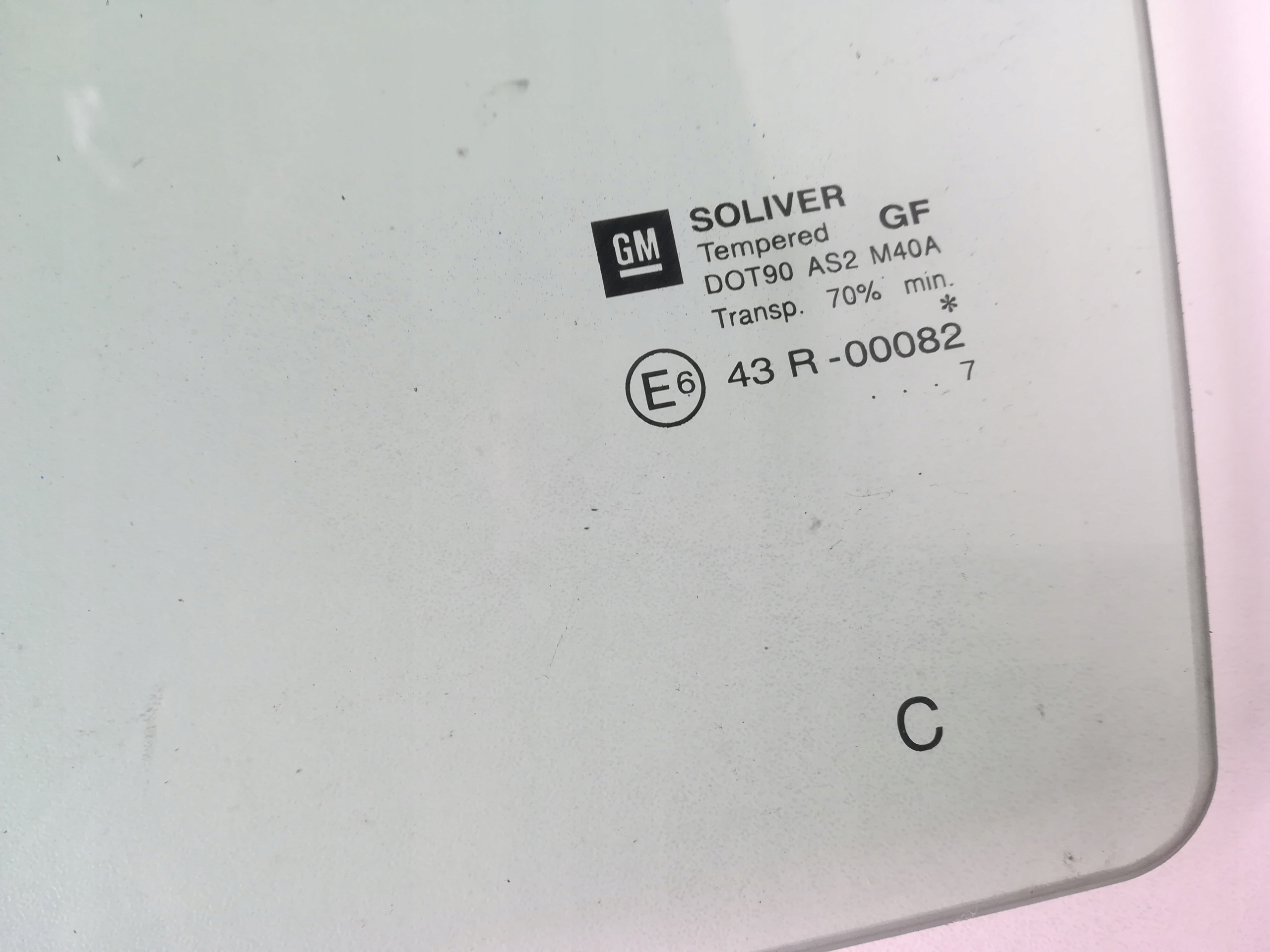 SZYBA DRZWI LEWY TYŁ M40A 07R OPEL VECTRA C KOMBI Numer katalogowy części AGROCAR54