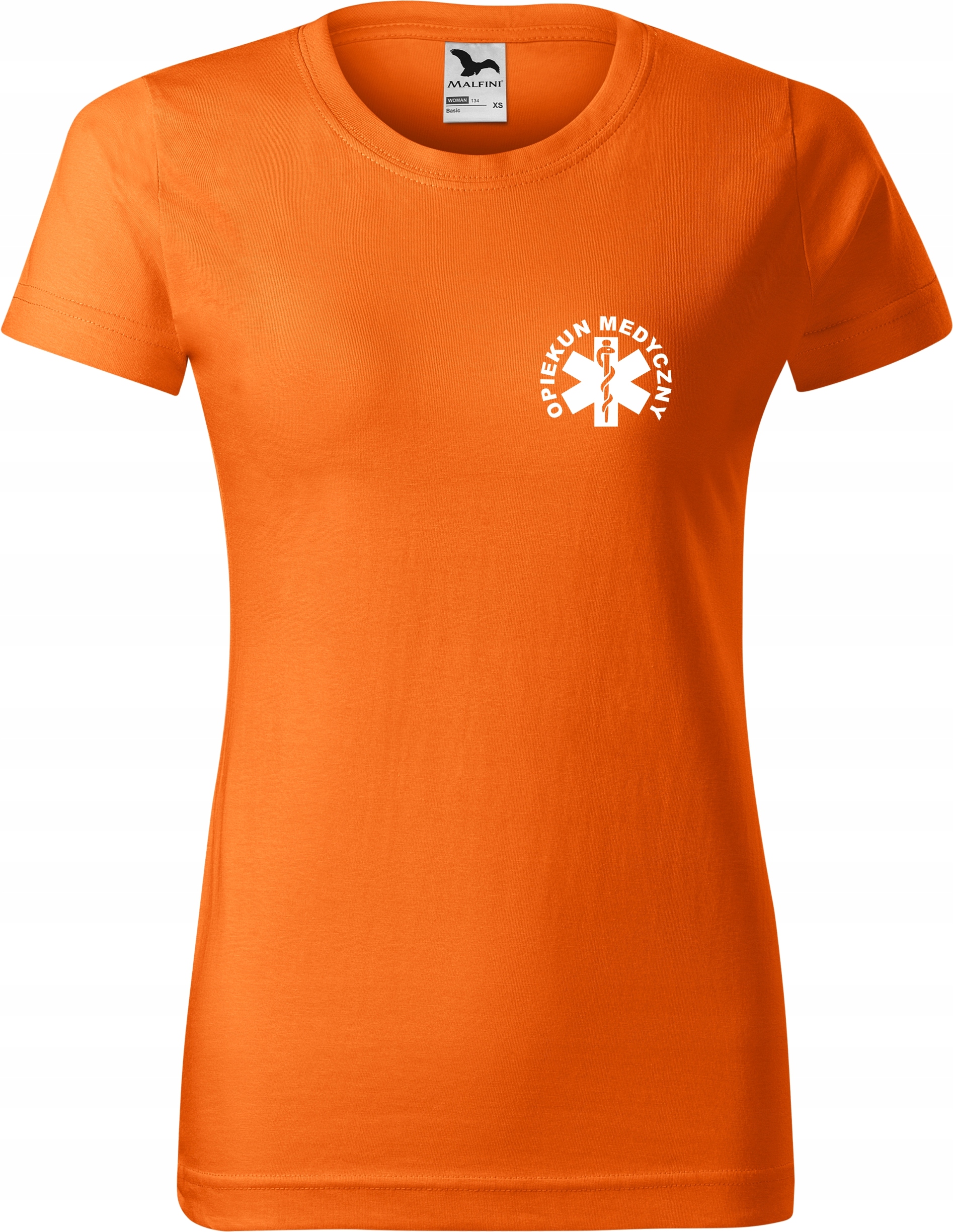 

Koszulka medyczna Opiekun Medyczny Pomarańczowa