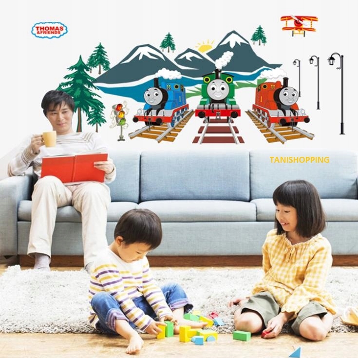 НАКЛЕЙКИ НА СТЕНУ ТИМУР, ПОЕЗД, ПОЕЗД + ДОСТАВКА