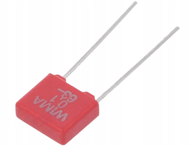 

100nF 40VAC 63VDC Kondensator R-5MM Wima E8621