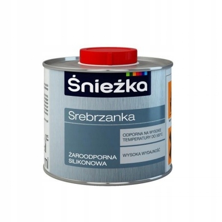 

Srebrzanka Żaroodporna Śnieżka 0,5 L. Farba