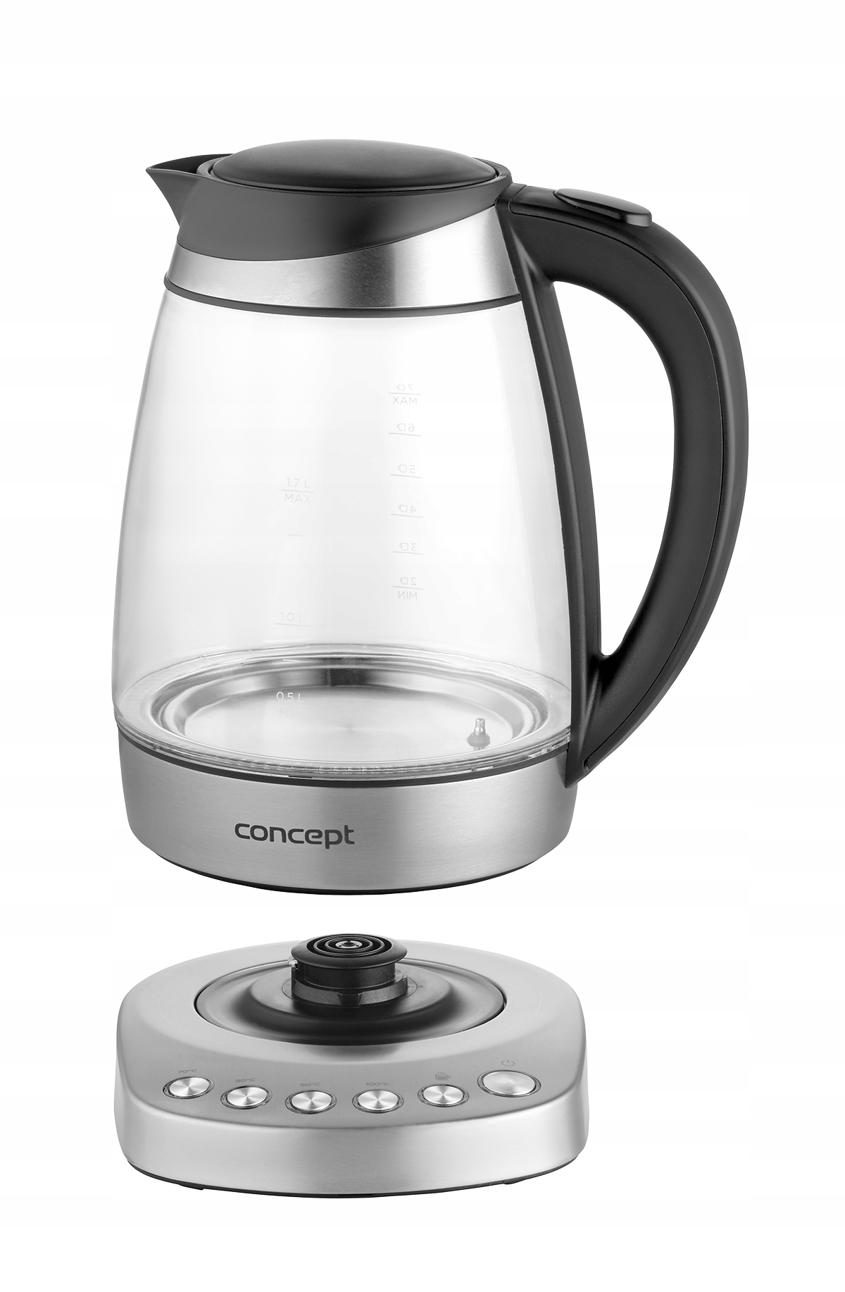 Czajnik elektryczny Concept RK4130 2200 W 1,7 l szklany