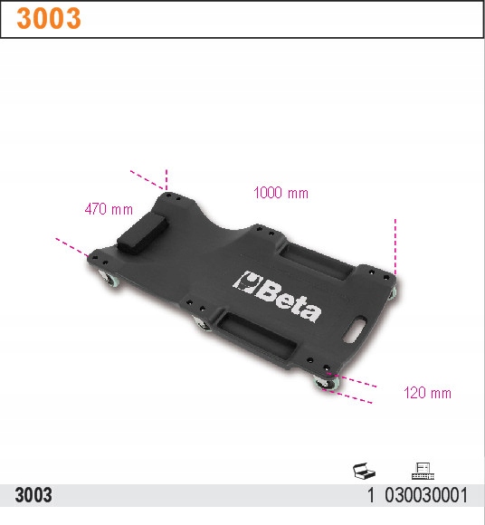 Верстак на колесах BETA 3003