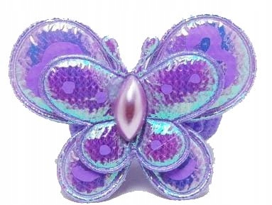 

Puchate Błyszczące Motylki Zamiast Kokardki Frotki