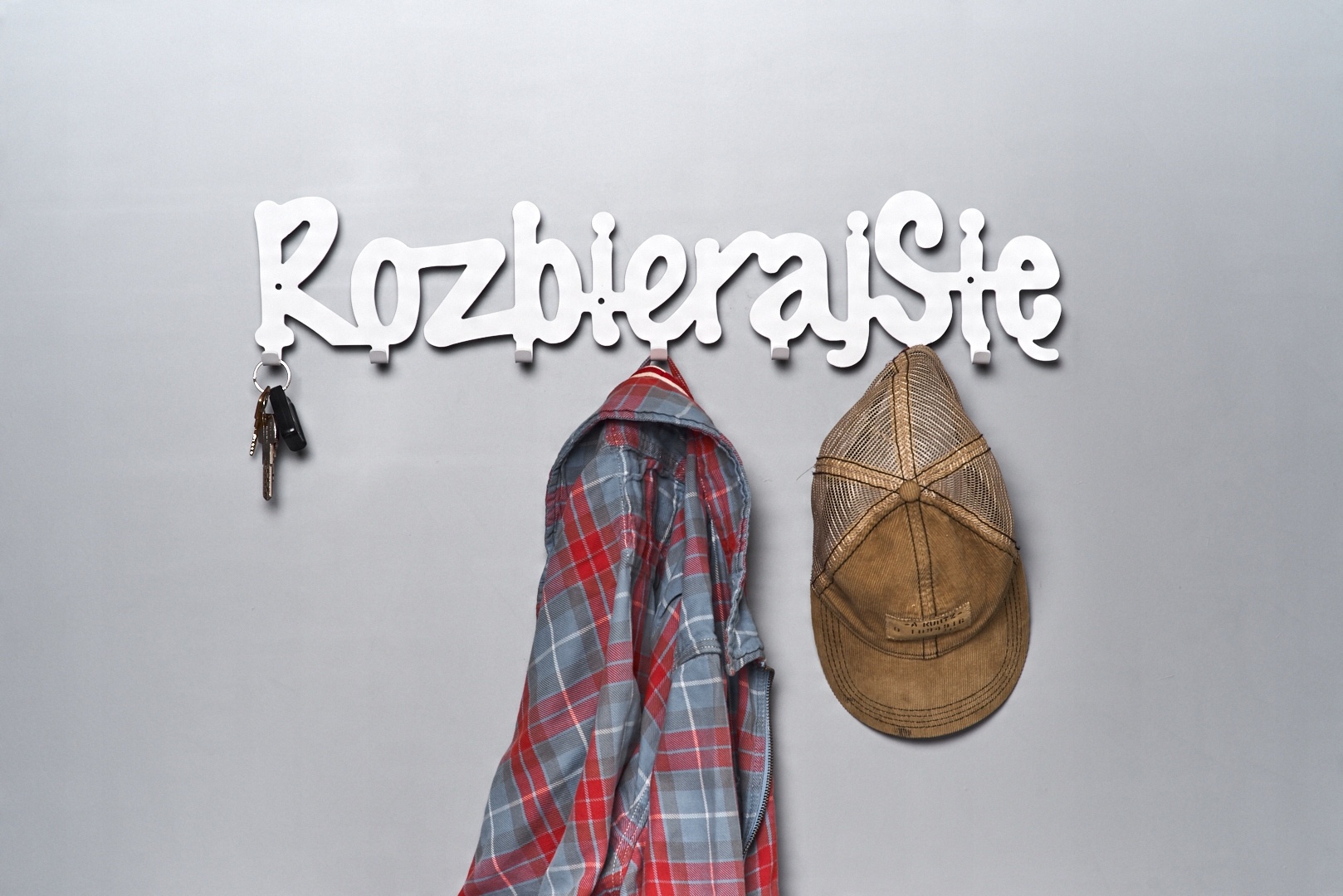 

Rozbieraj się #1 Biały Wieszak na ubrania 60cm