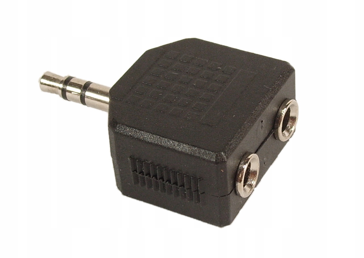 

Trójnik Rozdzielacz Jack 3,5mm wtyk---2gniazda